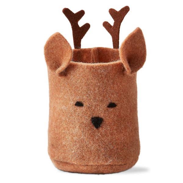 Picture of reindeer bin decor - brown