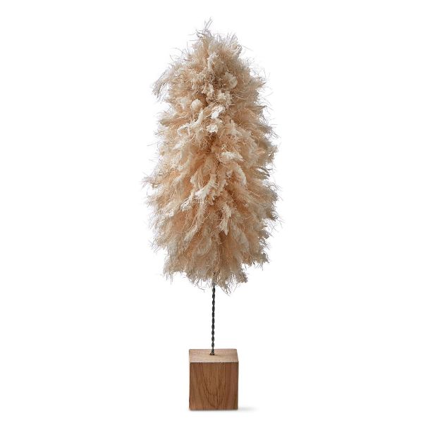 Picture of minky fleece tree short - ivory