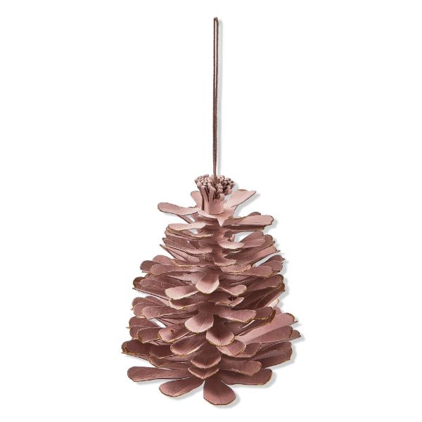 Picture of paper pinecone decor - lilac