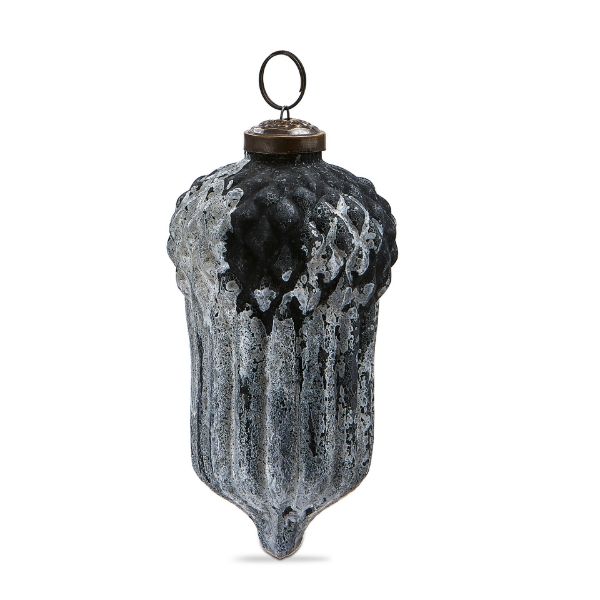 Picture of twilight acorn ornament 5 in - black multi