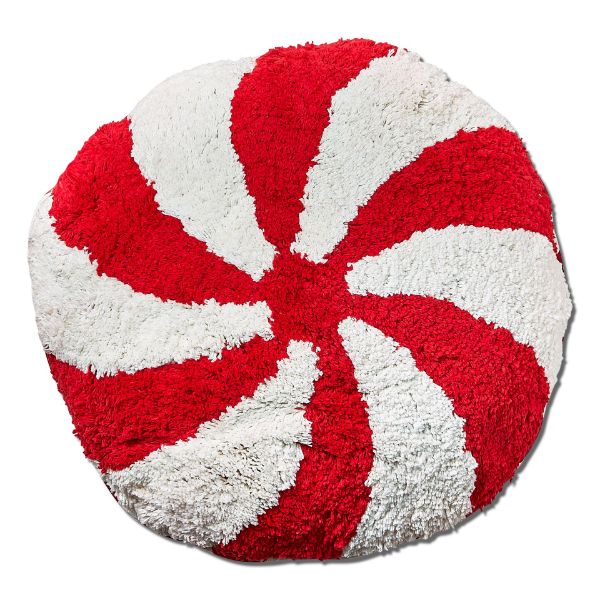 Picture of peppermint pillow - red multi