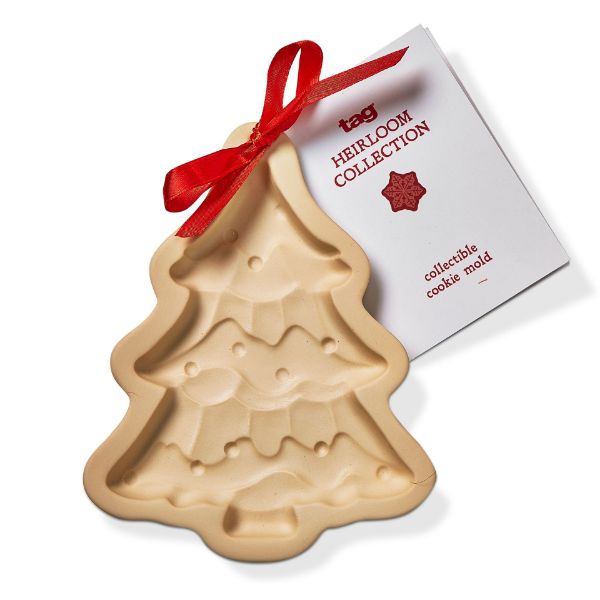 Picture of fir tree cookie mold - natural