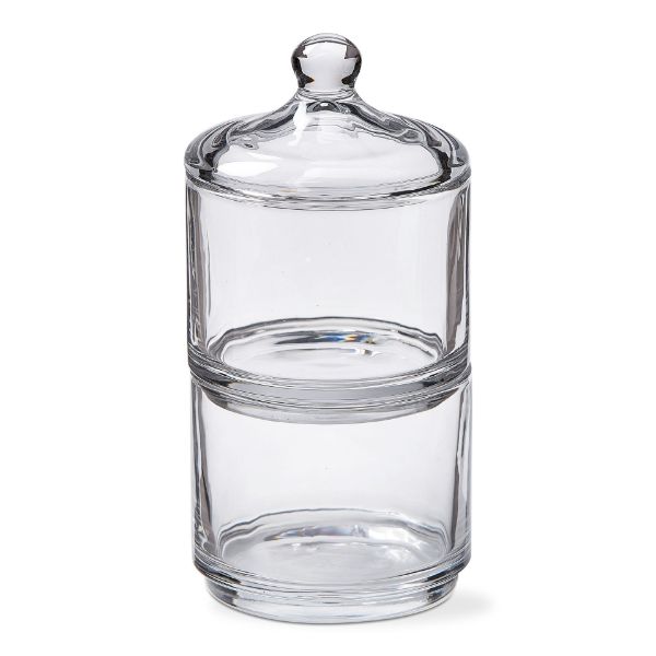 Picture of stacking jar with lid - clear