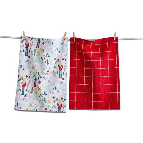 Picture of nutcracker dishtowel set of 2 - multi