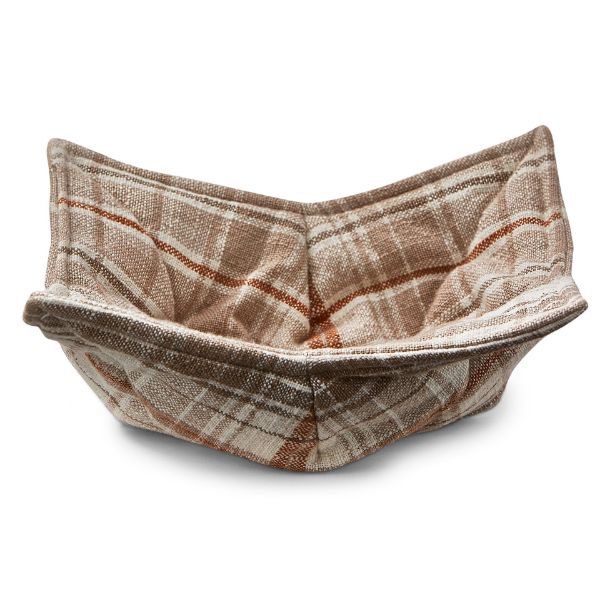 Picture of some like it hot plaid bowl cozy - multi