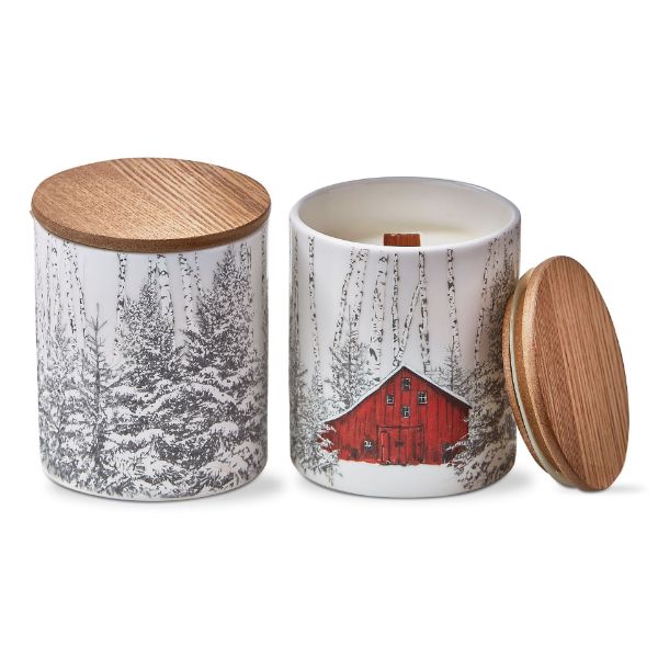 Picture of winter sketches morning air soy candle - multi