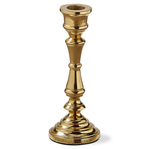 Picture of vanessa taper holder small - gold