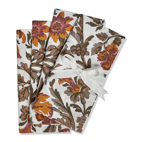 Picture of grateful gatherings napkin set of 4 - multi