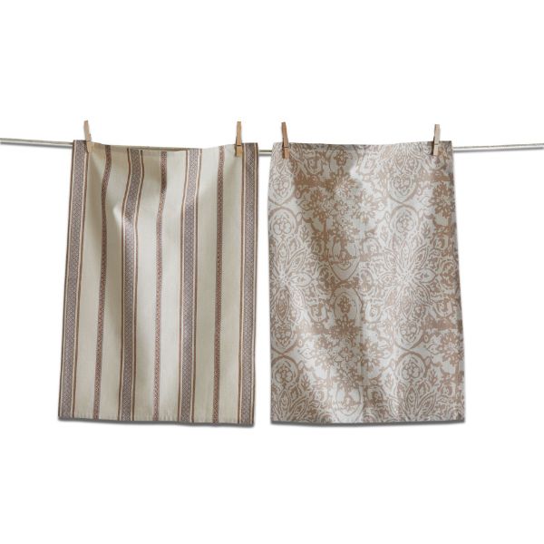 Picture of starflower dishtowel set of 2 - multi