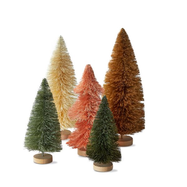 Picture of brushwood set of 5 mixed sisal trees - multi