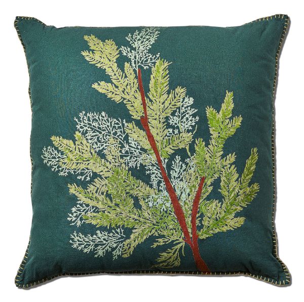 Picture of juniper branch pillow - green multi