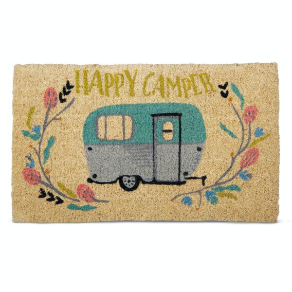 Picture of happy camper coir mat - multi