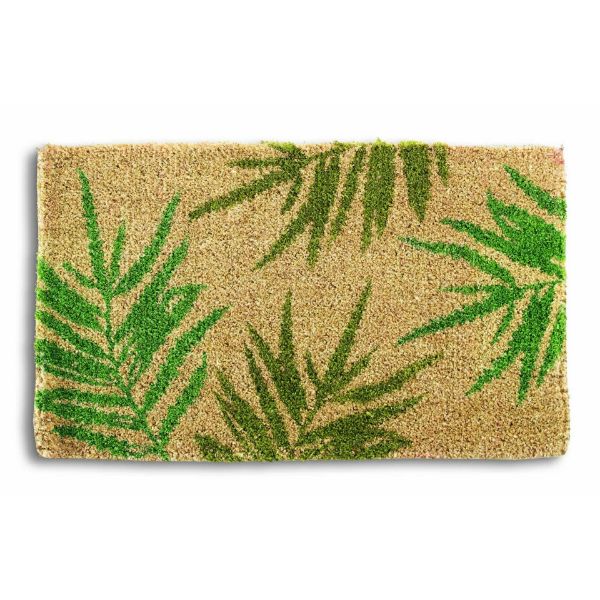 Picture of sweet fern coir mat - green multi